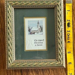 Small framed CHRISTmas Piece